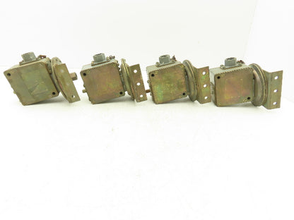Square D 9012 AMW1  Pressure Switch 0.25-2.5# 120V-600VAC Lot Of 4