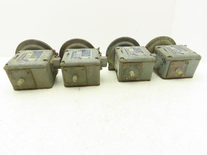 Square D 9012 AMW1  Pressure Switch 0.25-2.5# 120V-600VAC Lot Of 4