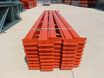 Interlake 156"x 6" Teardrop Pallet Racking Rack Step Beam Crossmember 5420Lb 59E
