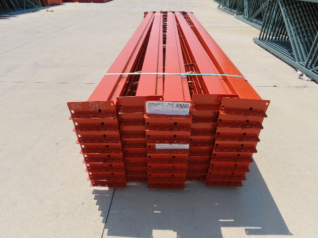 Interlake 156"x 6" Teardrop Pallet Racking Rack Step Beam Crossmember 5420Lb 59E