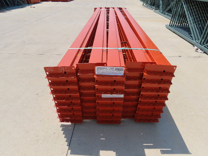 Interlake 156"x 6" Teardrop Pallet Racking Rack Step Beam Crossmember 5420Lb 59E