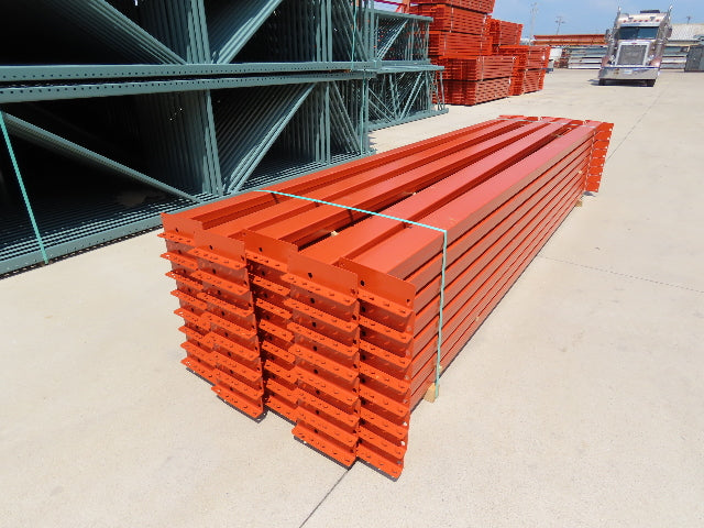 Interlake 156"x 6" Teardrop Pallet Racking Rack Step Beam Crossmember 5420Lb 59E