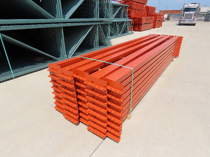 Interlake 156"x 6" Teardrop Pallet Racking Rack Step Beam Crossmember 5420Lb 59E