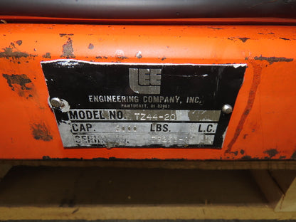 Presto TZ44-20 Container Tilter Tipper 45° 2000lbs 120V 44x48" Top Tote Drive On