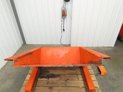 Presto TZ44-20 Container Tilter Tipper 45° 2000lbs 120V 44x48" Top Tote Drive On