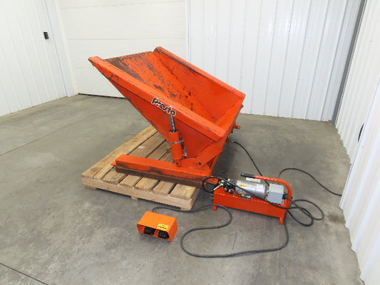Presto TZ44-20 Container Tilter Tipper 45° 2000lbs 120V 44x48" Top Tote Drive On