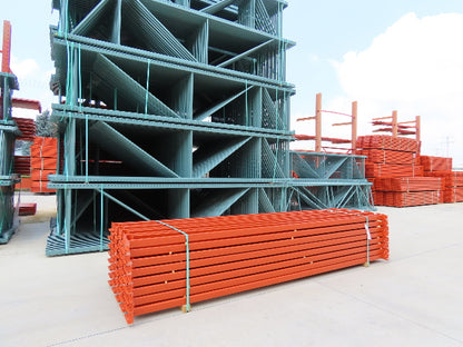 Interlake 144"x 2-3/4" Teardrop Pallet Racking Step Beam Crossmember 1220Lb 27E