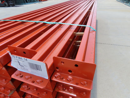 Interlake 144"x 2-3/4" Teardrop Pallet Racking Step Beam Crossmember 1220Lb 27E