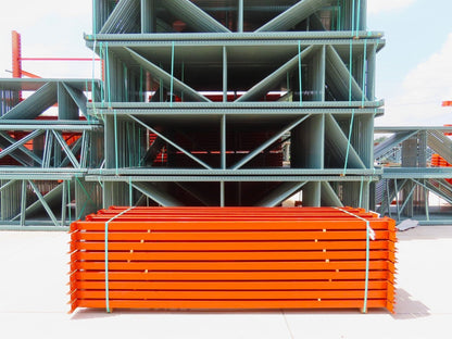 Interlake 108"x 4" Teardrop Pallet Racking Rack Step Beam Crossmember 4390Lb 40E