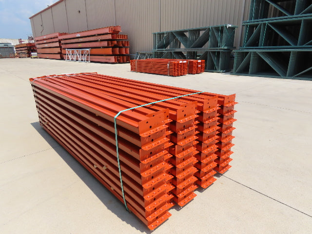 Interlake 108"x 4" Teardrop Pallet Racking Rack Step Beam Crossmember 4390Lb 40E