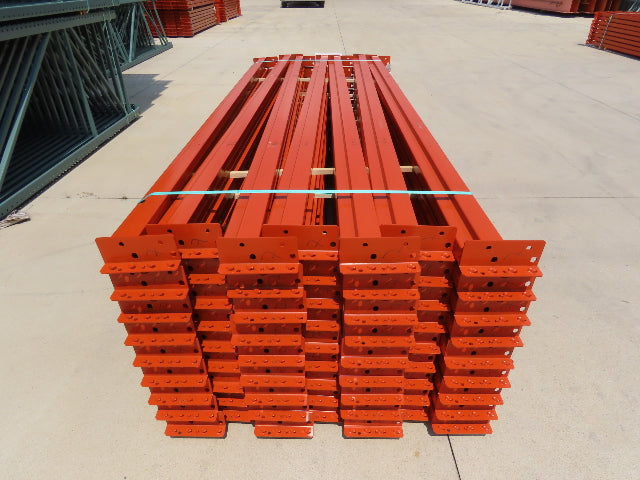 Interlake 108"x 4" Teardrop Pallet Racking Rack Step Beam Crossmember 4390Lb 40E