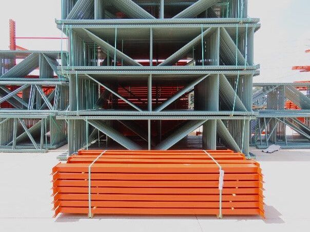 Interlake 96"x 6-1/2" Teardrop Pallet Racking Step Beam Crossmember 10240Lb 65E
