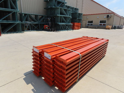 Interlake 96"x 6-1/2" Teardrop Pallet Racking Step Beam Crossmember 10240Lb 65E