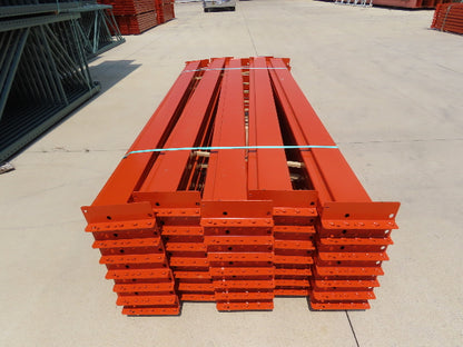 Interlake 96"x 6-1/2" Teardrop Pallet Racking Step Beam Crossmember 10240Lb 65E