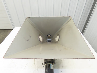 Conair 12" Steel Hopper Receiver Bin Loader with Auger Feeder 90VDC Motor