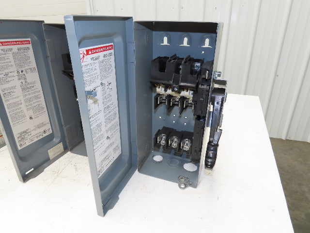 Square D H361 Safety Disconnect Switch Fusible 30A 600VAC 3P Lot Of 4