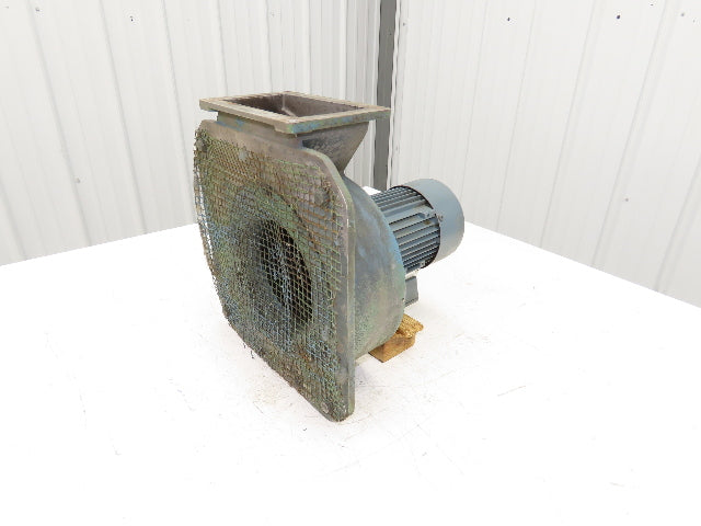 Centrifugal Blower Fan Forward-Curved 230/460V 3PH Siemens Motor 5"x7.5" Flange