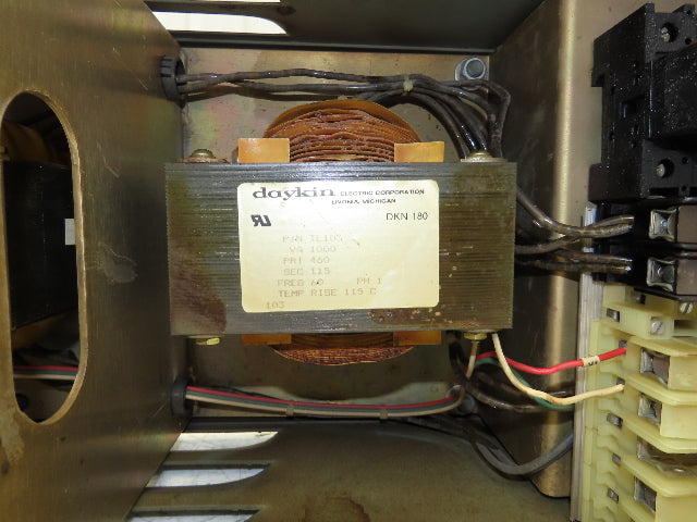 Daykin DTFP-0507 WR Stepdown Transformer Disconnect 1.5kVA 1Ph HV 460V LV 115V