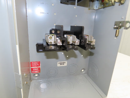 General Electric TH3362  Safety Disconnect Switch Fused 60A 600VAC Model 10