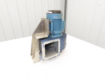 Centrifugal Blower Fan Forward Curved .65kw 230/460V 3PH Motor 6.25" Flange