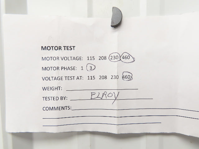 Centrifugal Blower Fan Forward Curved .65kw 230/460V 3PH Motor 6.25" Flange