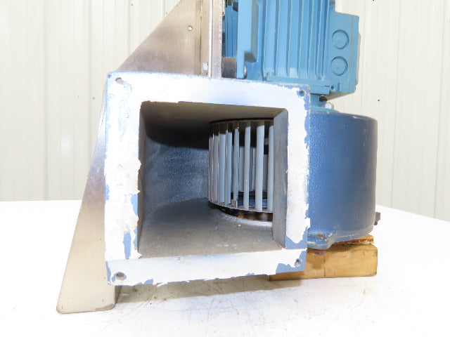 Centrifugal Blower Fan Forward Curved .65kw 230/460V 3PH Motor 6.25" Flange