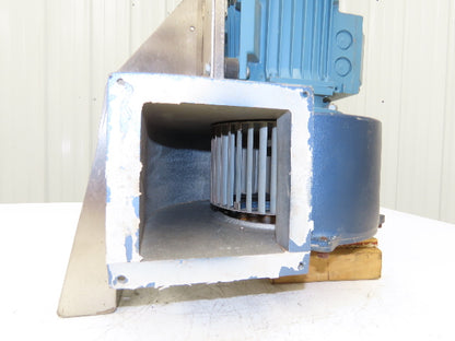 Centrifugal Blower Fan Forward Curved .65kw 230/460V 3PH Motor 6.25" Flange