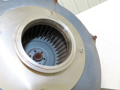 Centrifugal Blower Fan Forward Curved .65kw 230/460V 3PH Motor 6.25" Flange