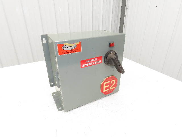 Daykin GPFS-07 Stepdown Transformer Disconnect 1/2kVA 1Ph HV 460V LV 115V
