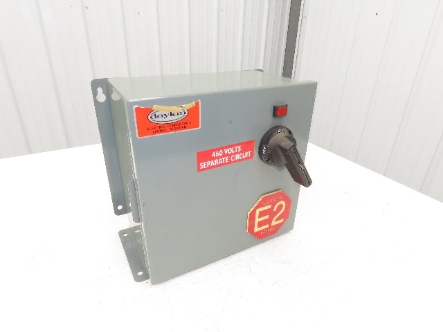Daykin GPFS-07 Stepdown Transformer Disconnect 1/2kVA 1Ph HV 460V LV 115V
