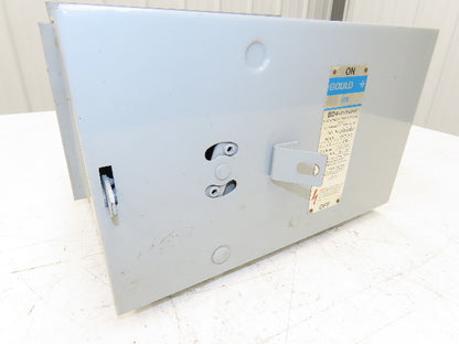 Gould Modicon BOS14352 Vacu-Break Switch Plug W Clampmatic Contacts 60A 600V
