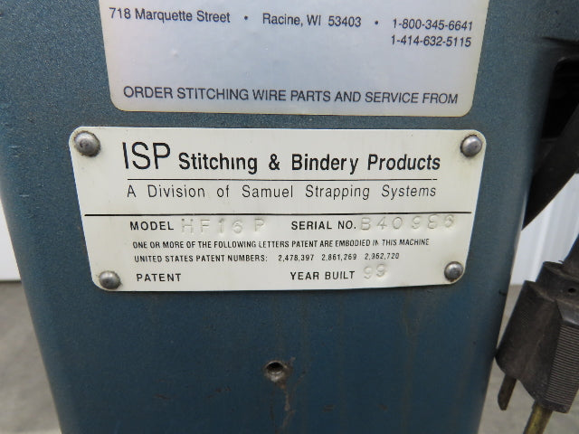 Interlake HF16P Silverstitcher Post Stitcher Box Stapler 16" Throat 7/16" Staple