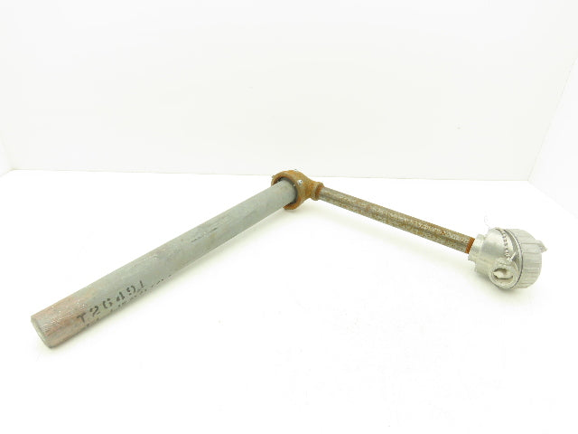 FWS RFM 18HX12C Thermocouple Pipe Well 12"x 18" Steel Pipe 90° Elbow 3/4"NPT