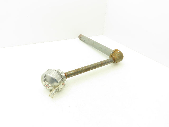 FWS RFM 18HX12C Thermocouple Pipe Well 12"x 18" Steel Pipe 90° Elbow 3/4"NPT