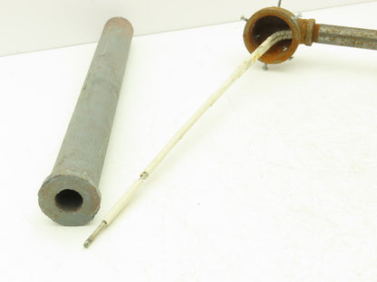 FWS RFM 18HX12C Thermocouple Pipe Well 12"x 18" Steel Pipe 90° Elbow 3/4"NPT