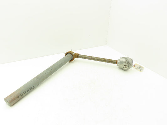 FWS RFM 18HX12C Thermocouple Pipe Well 12"x 18" Steel Pipe 90° Elbow 3/4"NPT