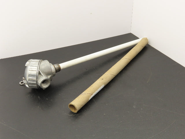 FWS MS18H 18HX12C Thermocouple 18" Ceramic Probe Thermal Sensor 3/4"NPT