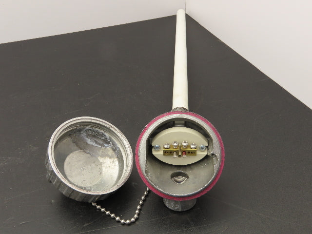 FWS MS18H 18HX12C Thermocouple 18" Ceramic Probe Thermal Sensor 3/4"NPT