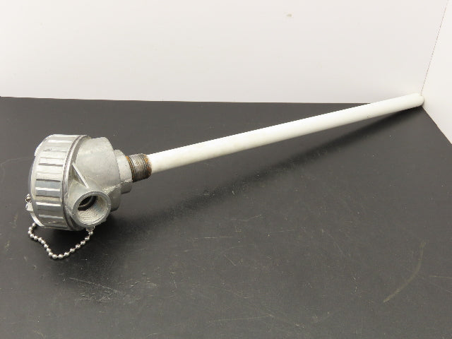 FWS MS18H 18HX12C Thermocouple 18" Ceramic Probe Thermal Sensor 3/4"NPT