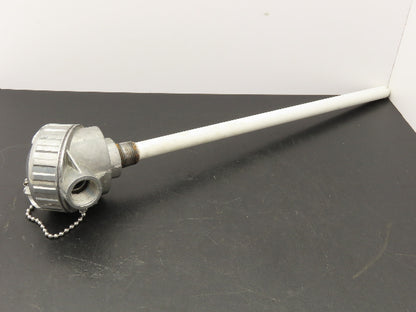 FWS MS18H 18HX12C Thermocouple 18" Ceramic Probe Thermal Sensor 3/4"NPT