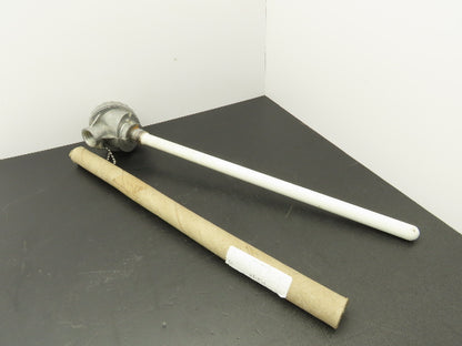 FWS MS18H 18HX12C Thermocouple 18" Ceramic Probe Thermal Sensor 3/4"NPT