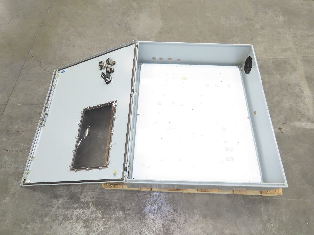 Hoffman CSD423610 Electrical Enclosure JIC Panel Box 42x36x10" Type 12 W/Window