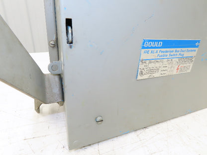 Gould Modicon RV363G Bus Duct Systems Fusible Switch Plug XL-X Feederiser 100A