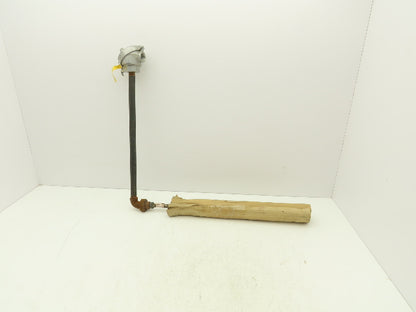FWS Schaefer KK39ZA Thermocouple Pipe Well 18"x 21" Ceramic 90° Elbow 1/2"NPT