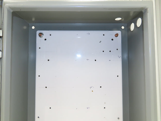 SCE SCE-24EL1606LP Electrical Enclosure JIC Panel Box 24x16x6" Type 12 Gray