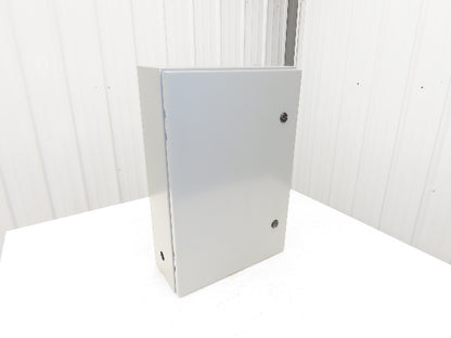 SCE SCE-24EL1606LP Electrical Enclosure JIC Panel Box 24x16x6" Type 12 Gray