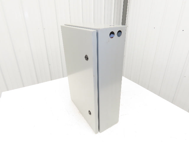 SCE SCE-24EL1606LP Electrical Enclosure JIC Panel Box 24x16x6" Type 12 Gray