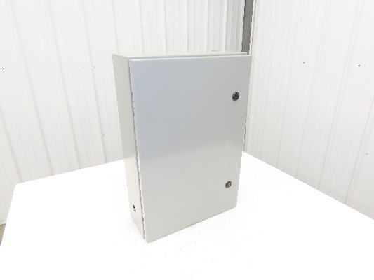 SCE SCE-24EL1606LP Electrical Enclosure JIC Panel Box 24x16x6" Type 12 Gray