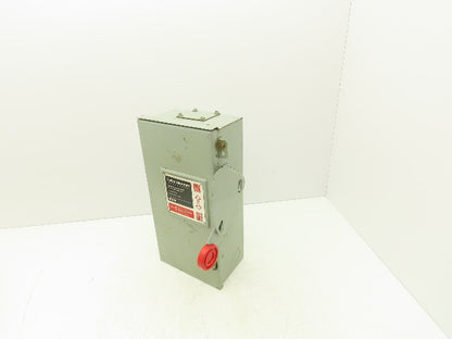 Cutler Hammer DH361URK-CSA Non Fusible Disconnect Safety Switch 30A 600V 3Ph