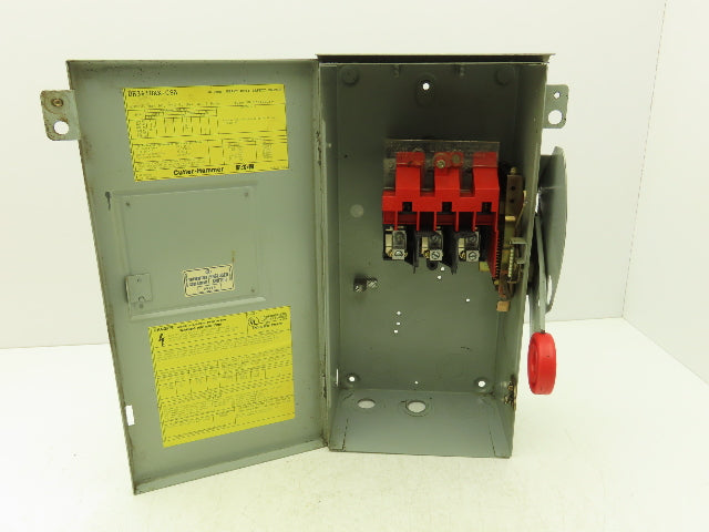 Cutler Hammer DH361URK-CSA Non Fusible Disconnect Safety Switch 30A 600V 3Ph